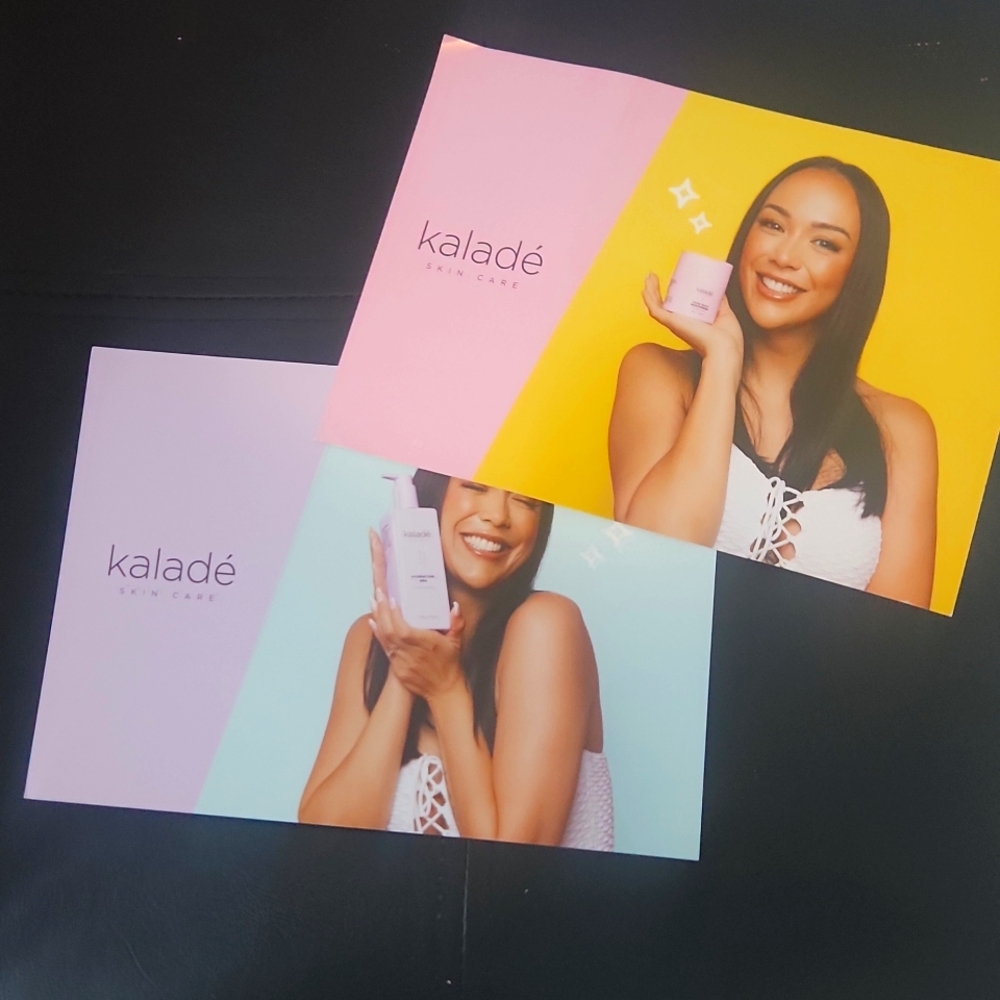 Discontinued Kaladé skincare posters
